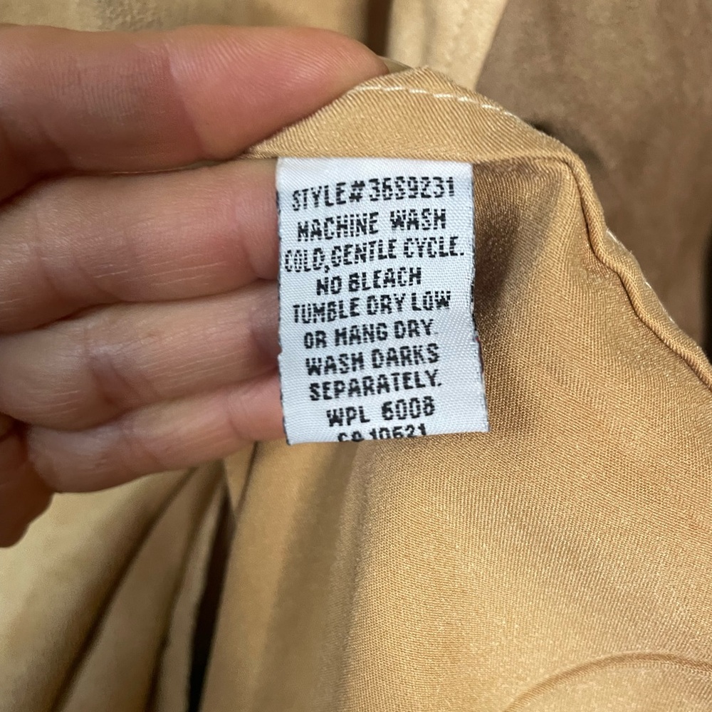 Panhandle Slim long sleeve, men’s XL, suede feel, snap close shirt jacket - Picture 14 of 14